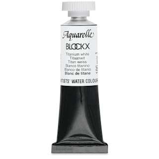 Blockx Artists' Watercolor - Titianium White, 15 ml Tube