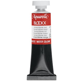 Blockx Artists' Watercolor - Quinacridone Red, 15 ml tube