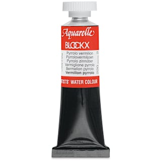 Blockx Artists' Watercolor - Pyrrolo Vermilion, 15 ml Tube