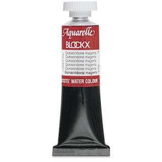 Blockx Artists' Watercolor - Quinacriadone Magenta, 15 ml Tube