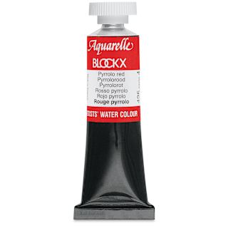 Blockx Artists' Watercolor - Pyrrolo Red, 15 ml Tube