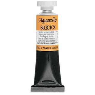 Blockx Artists' Watercolor - Naples Yellow Reddish, 15 ml Tube