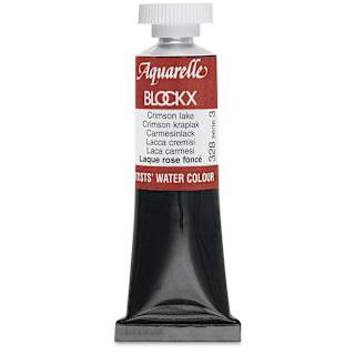 Blockx Artists' Watercolor - Crimson Lake, 15 ml Tube