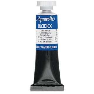 Blockx Artists' Watercolor - Cobalt Blue, 15 ml Tube