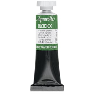 Blockx Artists' Watercolor - Chrome Green, 15 ml Tube