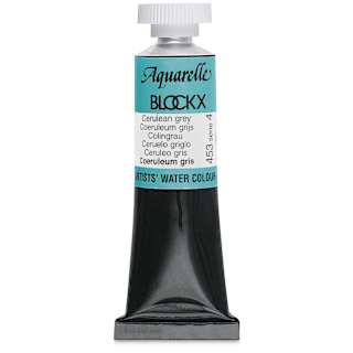 Blockx Artists' Watercolor - Cerulean Gray, 15 ml Tube