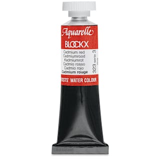 Blockx Artists' Watercolor - Cadmium Red, 15 ml tube