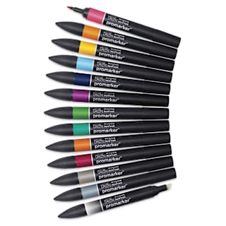 Winsor & Newton Promarker - Set of 13. Tattoo Tones
