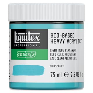 Liquitex Bio-Based Heavy Acrylic Paint - Light Blue Permanent, 75 ml