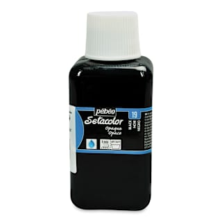 Pebeo Setacolor Fabric Paint - Blacklake, Opaque, 250 ml bottle
