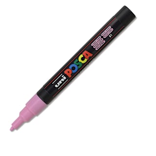 Posca Paint Marker - Light Pink, Fine, Bullet Tip, 0.9 mm - 1.3 mm