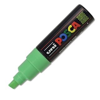 Posca Paint Marker - Light Green, Broad Chisel Tip, 8 mm