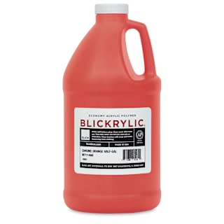 Blickrylic Student Acrylics - Chrome Orange, Half Gallon