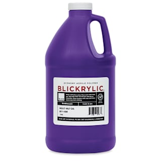 Blickrylic Student Acrylics - Violet, Half Gallon