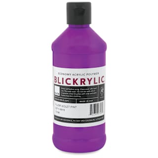 Blickrylic Student Acrylics - Fluorescent Violet, Pint
