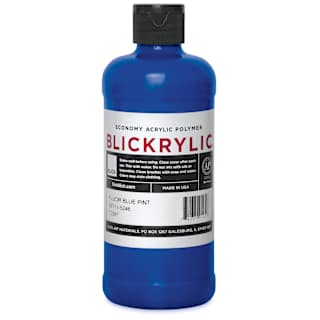 Blickrylic Student Acrylics - Fluorescent Blue, Pint