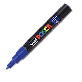 Posca Paint Marker - Blue, X-Fine, Bullet Tip, 0.7 mm