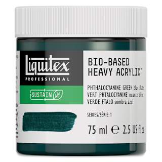 Liquitex Bio-Based Heavy Acrylic Paint - Phthalo Green (Blue Shade), 75 ml