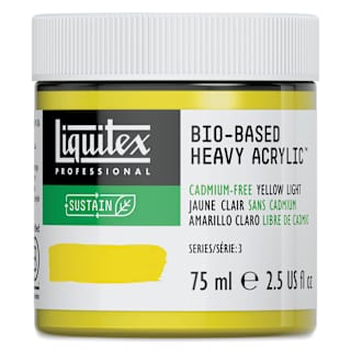 Liquitex Bio-Based Heavy Acrylic Paint - Cadmium-Free Yellow Light, 75 ml