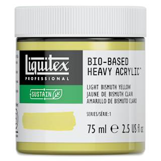 Liquitex Bio-Based Heavy Acrylic Paint - Light Bismuth Yellow, 75 ml