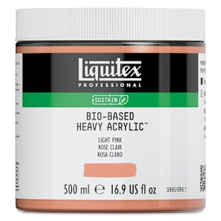 Liquitex Bio-Based Heavy Acrylic Paint - Light Pink, 500 ml