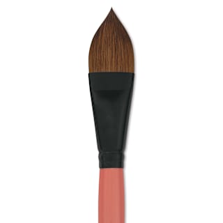 Dynasty Water Lily Watercolor Brush - Short Handle, Cat Tongue, Size 1"