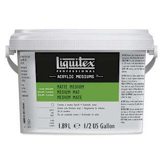 Liquitex Fluids Acrylic Medium - Matte, 1.89 L