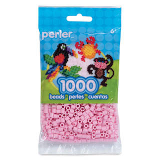 Perler Fused Bead Bag - Light Pink, Pkg of 1000