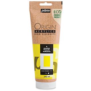 Pebeo Origin Acrylic Paint - Primary Yellow, 240 ml