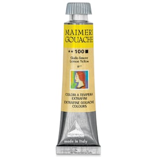 Maimeri Artist Gouache - Lemon Yellow, 20 ml  tube