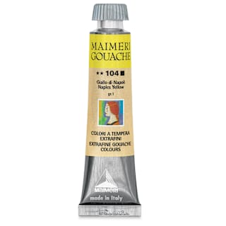 Maimeri Artist Gouache - Naples Yellow, 20 ml  tube