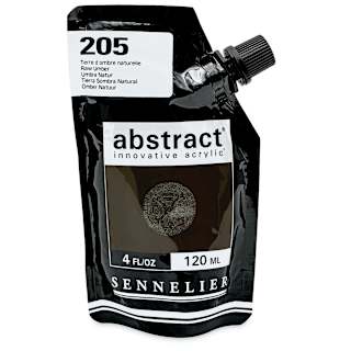 Sennelier Abstract Acrylic - Raw Umber, 120 ml pouch