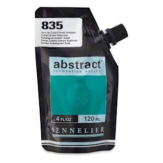 Sennelier Abstract Acrylic - Cobalt Green Deep Hue, 120 ml pouch