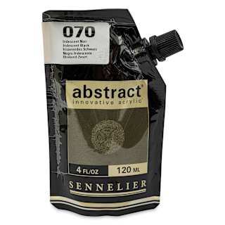 Sennelier Abstract Acrylic - Iridescent Black, 120 ml pouch