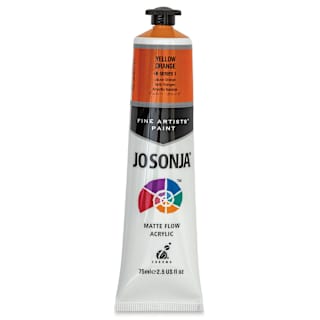 Jo Sonja's Artist Acrylic - Yellow Orange, 2.5 oz tube
