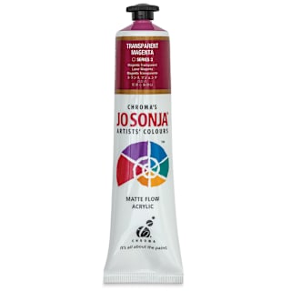 Jo Sonja's Artist Acrylic - Trans Magenta, 2.5 oz tube
