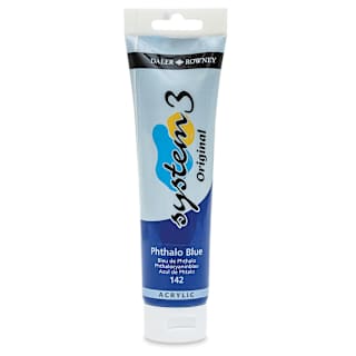 Daler-Rowney System3 Acrylic - Phthalo Blue, 150 ml tube