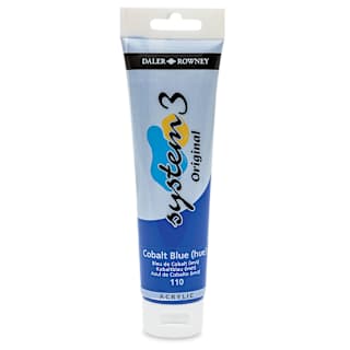 Daler-Rowney System3 Acrylic - Cobalt Blue Hue, 150 ml tube