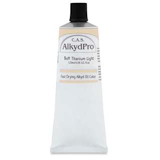 CAS AlkydPro Fast-Drying Alkyd Oil Color - Buff Titanium Light, 120 ml tube