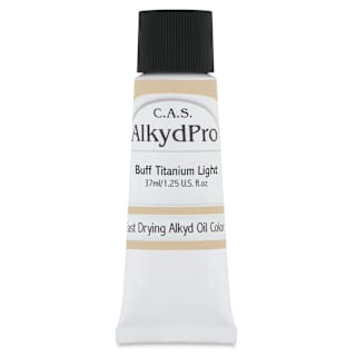 CAS AlkydPro Fast-Drying Alkyd Oil Color - Buff Titanium Light, 37 ml tube