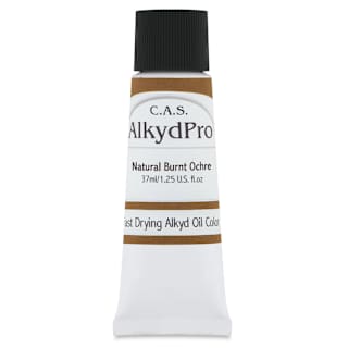 CAS AlkydPro Fast-Drying Alkyd Oil Color - Natural Burnt Ochre, 37 ml tube