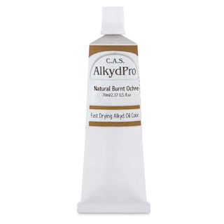 CAS AlkydPro Fast-Drying Alkyd Oil Color - Natural Burnt Ochre, 70 ml tube