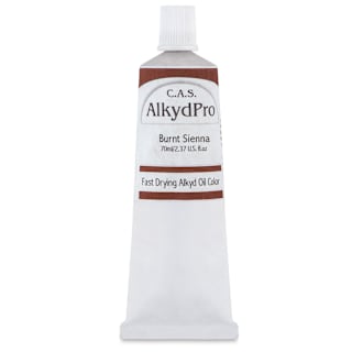 CAS AlkydPro Fast-Drying Alkyd Oil Color - Burnt Sienna, 70 ml tube