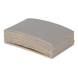 Blick Battleship Gray Linoleum - Pkg of 12, 4" x 6", Unmounted