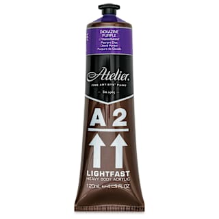Chroma A2 Student Acrylics - Dioxazine Purple, 120 ml tube