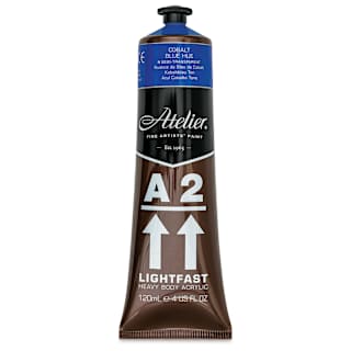 Chroma A2 Student Acrylics - Cobalt Blue Hue, 120 ml tube