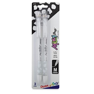 Pentel Milky Pop Pens - Pkg of 2, White