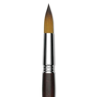Escoda Prado Tame Synthetic Brush - Round, Short Handle, Size 18