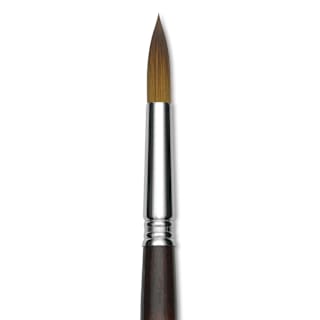 Escoda Prado Tame Synthetic Brush - Round, Short Handle, Size 12