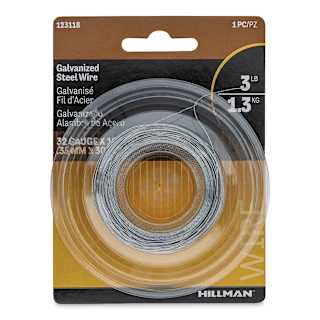 Hillman Galvanized Steel Wire - 32 Gauge, 100 feet